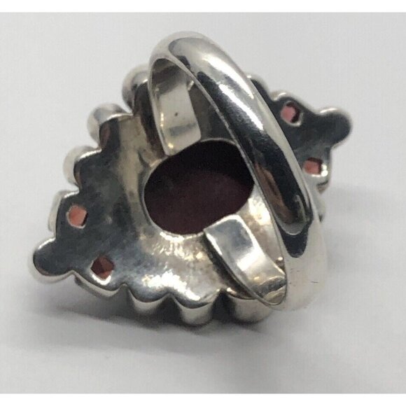 Nicky Butler Sterling Silver Ring Size 12 Multi Moonstone Amethyst Ruby Vintage - Picture 6 of 10